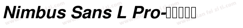 Nimbus Sans L Pro字体转换